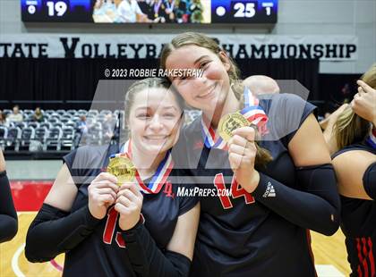 Thumbnail 3 in Liberty Hill vs. Lovejoy (UIL 5A Volleyball Final Medal Ceremony) photogallery.