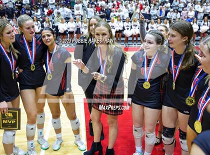 Thumbnail 3 in Liberty Hill vs. Lovejoy (UIL 5A Volleyball Final Medal Ceremony) photogallery.
