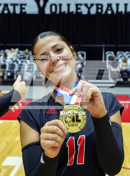 Thumbnail 2 in Liberty Hill vs. Lovejoy (UIL 5A Volleyball Final Medal Ceremony) photogallery.