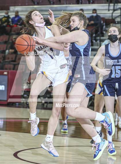 Thumbnail 3 in Ursuline vs Mahopac (Slam Dunk Showcase) photogallery.