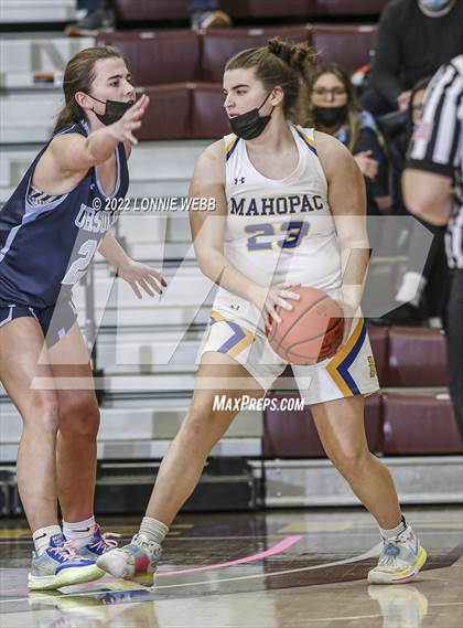 Thumbnail 1 in Ursuline vs Mahopac (Slam Dunk Showcase) photogallery.