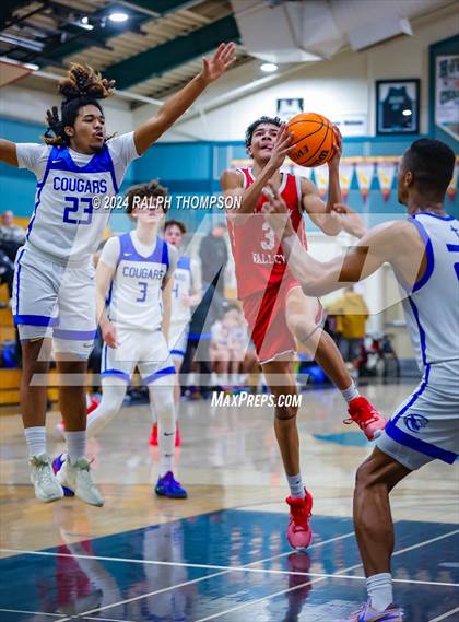 Thumbnail 1 in Capital Christian vs. Clayton Valley Charter (The Block Party Showcase at Sheldon) photogallery.