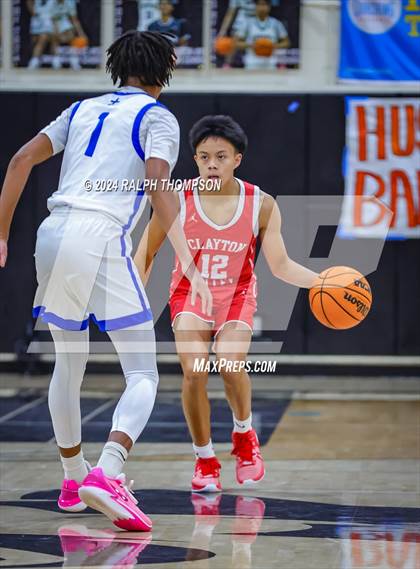 Thumbnail 1 in Capital Christian vs. Clayton Valley Charter (The Block Party Showcase at Sheldon) photogallery.