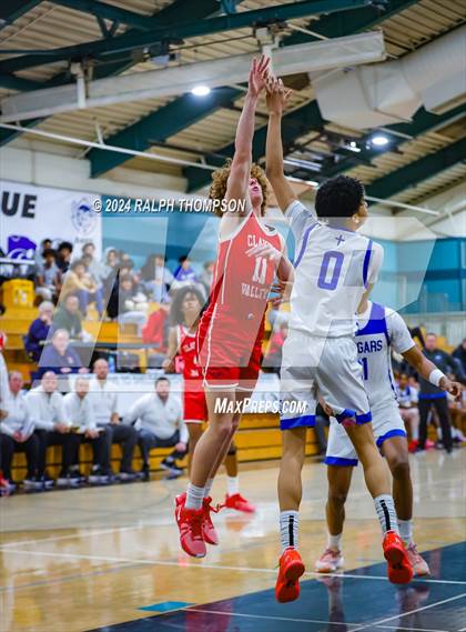 Thumbnail 3 in Capital Christian vs. Clayton Valley Charter (The Block Party Showcase at Sheldon) photogallery.