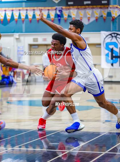 Thumbnail 3 in Capital Christian vs. Clayton Valley Charter (The Block Party Showcase at Sheldon) photogallery.