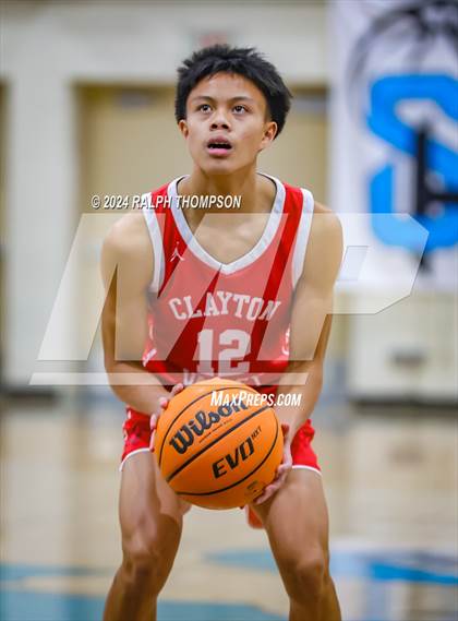 Thumbnail 2 in Capital Christian vs. Clayton Valley Charter (The Block Party Showcase at Sheldon) photogallery.