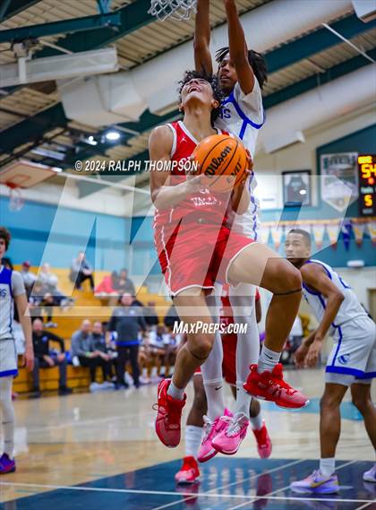 Thumbnail 1 in Capital Christian vs. Clayton Valley Charter (The Block Party Showcase at Sheldon) photogallery.