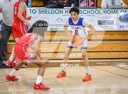 Thumbnail 3 in Capital Christian vs. Clayton Valley Charter (The Block Party Showcase at Sheldon) photogallery.