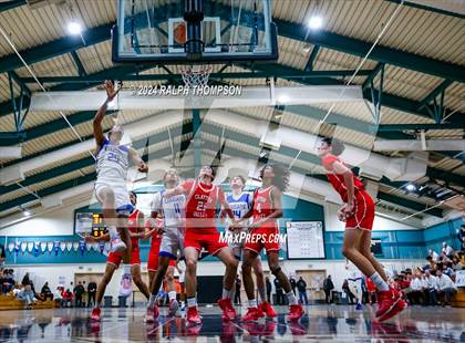 Thumbnail 1 in Capital Christian vs. Clayton Valley Charter (The Block Party Showcase at Sheldon) photogallery.