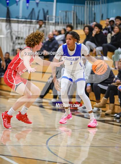 Thumbnail 1 in Capital Christian vs. Clayton Valley Charter (The Block Party Showcase at Sheldon) photogallery.