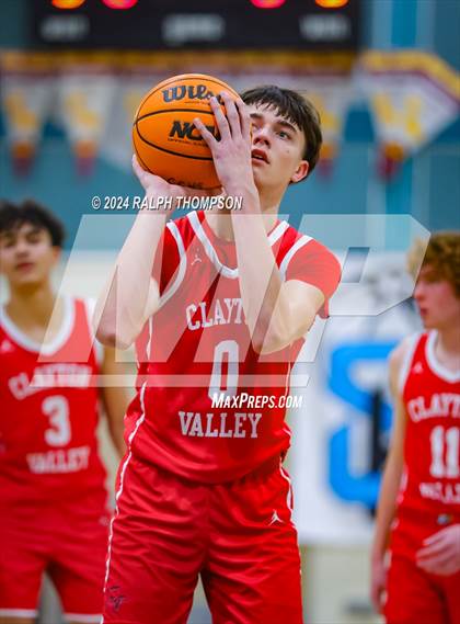 Thumbnail 1 in Capital Christian vs. Clayton Valley Charter (The Block Party Showcase at Sheldon) photogallery.