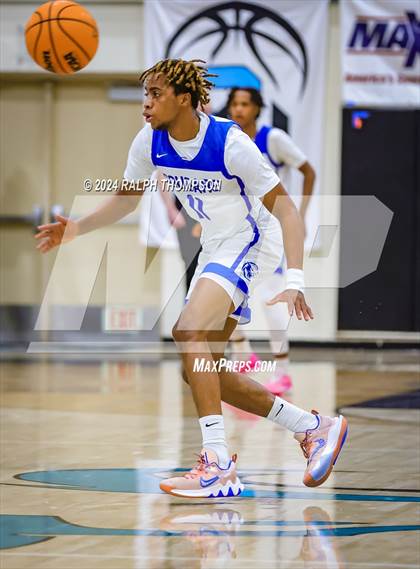 Thumbnail 1 in Capital Christian vs. Clayton Valley Charter (The Block Party Showcase at Sheldon) photogallery.