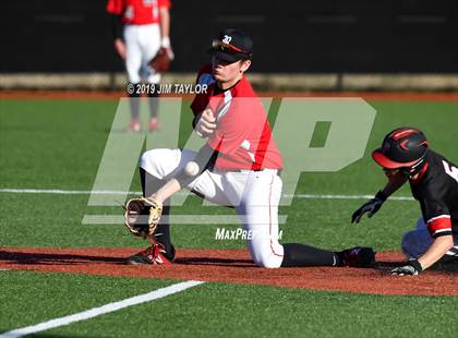 Thumbnail 3 in Pantego Christian vs Mineral Wells (Lloyd Burton Memorial Tournament) photogallery.