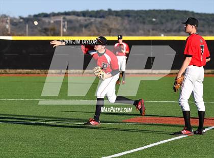 Thumbnail 2 in Pantego Christian vs Mineral Wells (Lloyd Burton Memorial Tournament) photogallery.