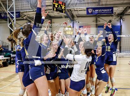 Thumbnail 3 in St. Pius X Catholic vs. Greenbrier (GHSA 5A Championship) photogallery.