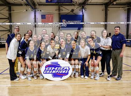 Thumbnail 3 in St. Pius X Catholic vs. Greenbrier (GHSA 5A Championship) photogallery.
