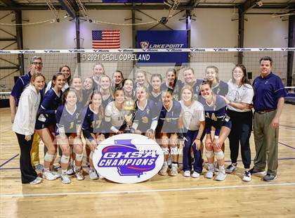 Thumbnail 2 in St. Pius X Catholic vs. Greenbrier (GHSA 5A Championship) photogallery.