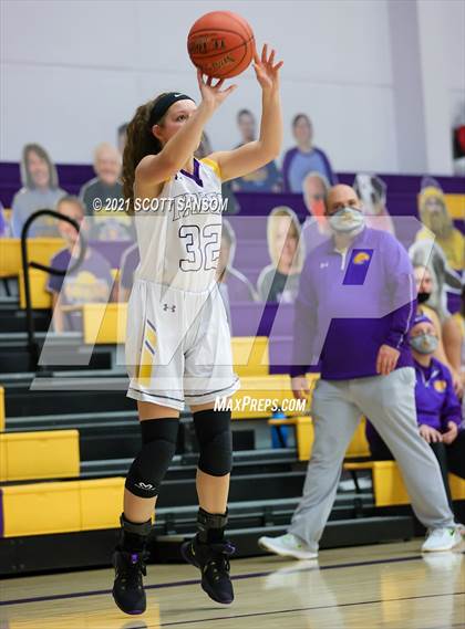 Thumbnail 3 in Hodgeman County vs Trego (Trego Purple and Gold Tournament) photogallery.