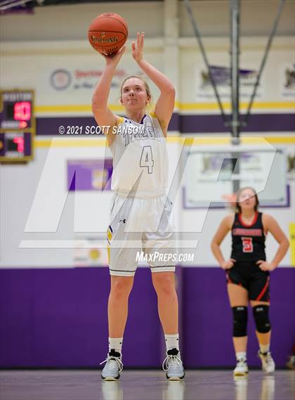 Thumbnail 1 in Hodgeman County vs Trego (Trego Purple and Gold Tournament) photogallery.