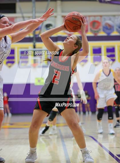 Thumbnail 1 in Hodgeman County vs Trego (Trego Purple and Gold Tournament) photogallery.