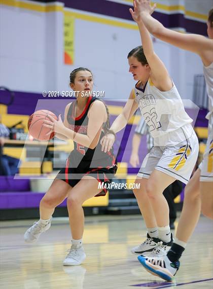 Thumbnail 1 in Hodgeman County vs Trego (Trego Purple and Gold Tournament) photogallery.