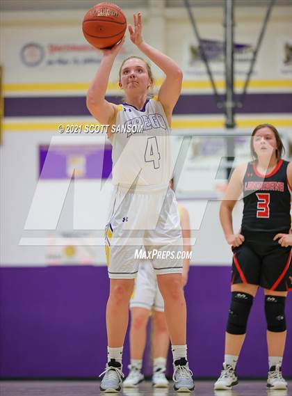 Thumbnail 1 in Hodgeman County vs Trego (Trego Purple and Gold Tournament) photogallery.