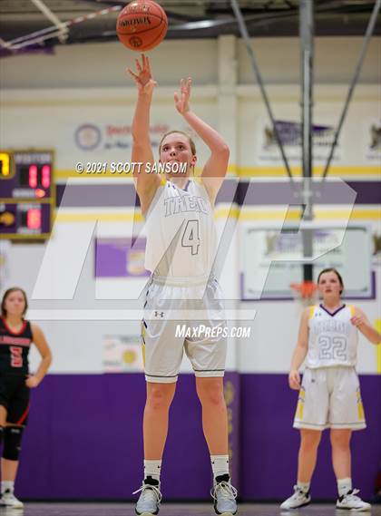 Thumbnail 1 in Hodgeman County vs Trego (Trego Purple and Gold Tournament) photogallery.