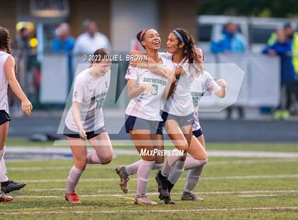 Thumbnail 3 in Cathedral vs Indianapolis Bishop Chatard (City Championship) photogallery.