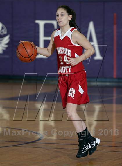 Thumbnail 3 in Cameron County vs. Cowenesque Valley (Coudersport Holiday Tournament) photogallery.