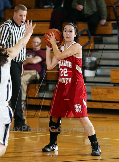 Thumbnail 3 in Cameron County vs. Cowenesque Valley (Coudersport Holiday Tournament) photogallery.