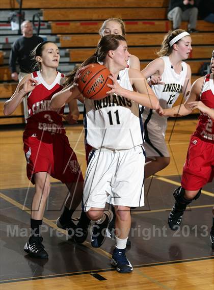 Thumbnail 2 in Cameron County vs. Cowenesque Valley (Coudersport Holiday Tournament) photogallery.