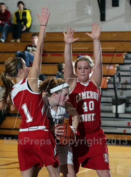 Thumbnail 2 in Cameron County vs. Cowenesque Valley (Coudersport Holiday Tournament) photogallery.