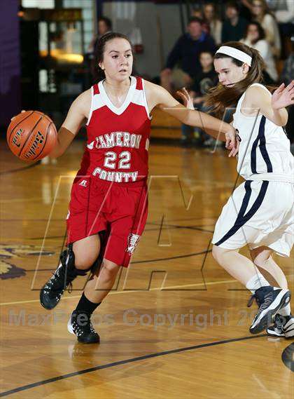 Thumbnail 2 in Cameron County vs. Cowenesque Valley (Coudersport Holiday Tournament) photogallery.