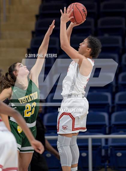 Thumbnail 2 in Georgetown Visitation Prep vs St. John's (DCSAA Class AA Final) photogallery.