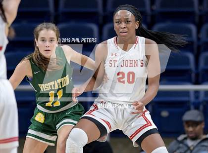 Thumbnail 3 in Georgetown Visitation Prep vs St. John's (DCSAA Class AA Final) photogallery.