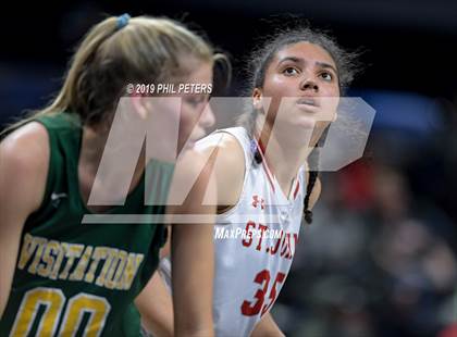 Thumbnail 1 in Georgetown Visitation Prep vs St. John's (DCSAA Class AA Final) photogallery.
