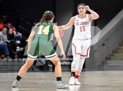 Thumbnail 1 in Georgetown Visitation Prep vs St. John's (DCSAA Class AA Final) photogallery.