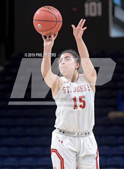 Thumbnail 1 in Georgetown Visitation Prep vs St. John's (DCSAA Class AA Final) photogallery.