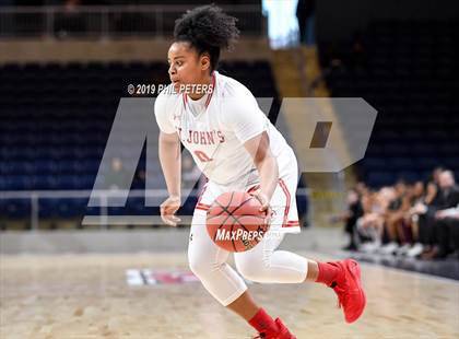 Thumbnail 2 in Georgetown Visitation Prep vs St. John's (DCSAA Class AA Final) photogallery.