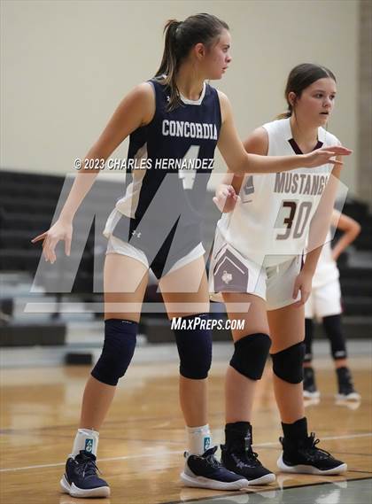 Thumbnail 3 in  Magnolia West vs Concordia Lutheran JV (College Station Subvarsity Tournament) photogallery.