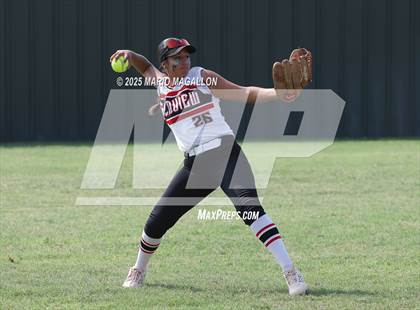 Thumbnail 1 in Corpus Christi Veterans Memorial vs. Palmview (UIL Girls Softball 5A D1 Bi-District) photogallery.