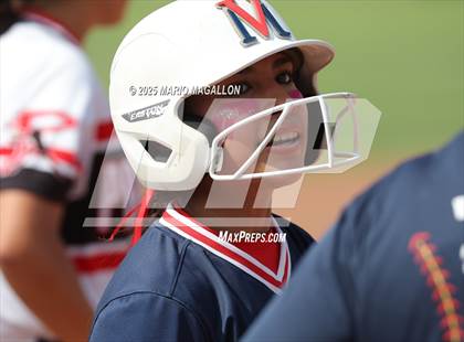 Thumbnail 3 in Corpus Christi Veterans Memorial vs. Palmview (UIL Girls Softball 5A D1 Bi-District) photogallery.
