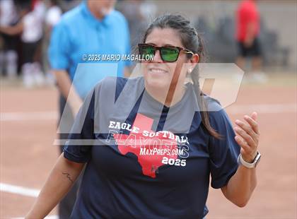 Thumbnail 1 in Corpus Christi Veterans Memorial vs. Palmview (UIL Girls Softball 5A D1 Bi-District) photogallery.
