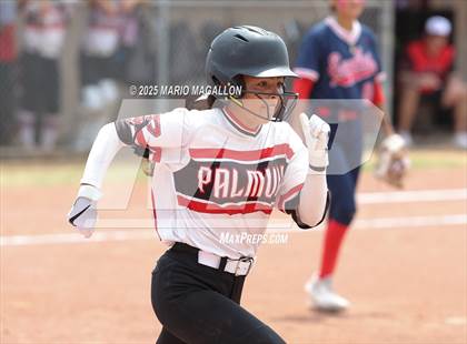 Thumbnail 1 in Corpus Christi Veterans Memorial vs. Palmview (UIL Girls Softball 5A D1 Bi-District) photogallery.