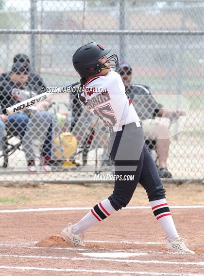 Thumbnail 3 in Corpus Christi Veterans Memorial vs. Palmview (UIL Girls Softball 5A D1 Bi-District) photogallery.