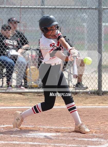Thumbnail 1 in Corpus Christi Veterans Memorial vs. Palmview (UIL Girls Softball 5A D1 Bi-District) photogallery.