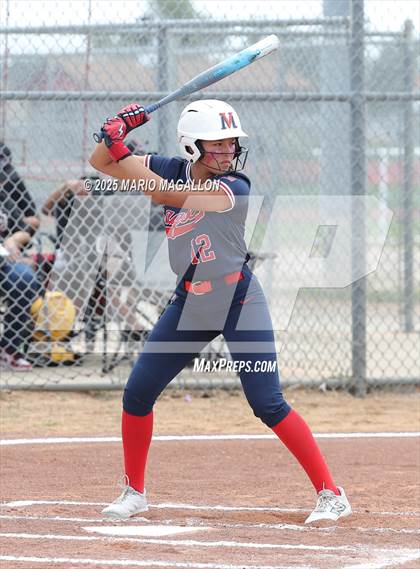 Thumbnail 3 in Corpus Christi Veterans Memorial vs. Palmview (UIL Girls Softball 5A D1 Bi-District) photogallery.