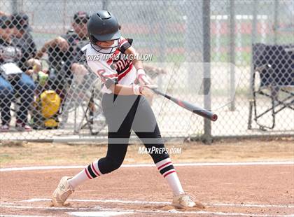 Thumbnail 3 in Corpus Christi Veterans Memorial vs. Palmview (UIL Girls Softball 5A D1 Bi-District) photogallery.