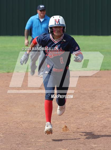 Thumbnail 3 in Corpus Christi Veterans Memorial vs. Palmview (UIL Girls Softball 5A D1 Bi-District) photogallery.