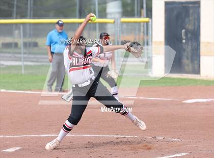 Thumbnail 2 in Corpus Christi Veterans Memorial vs. Palmview (UIL Girls Softball 5A D1 Bi-District) photogallery.